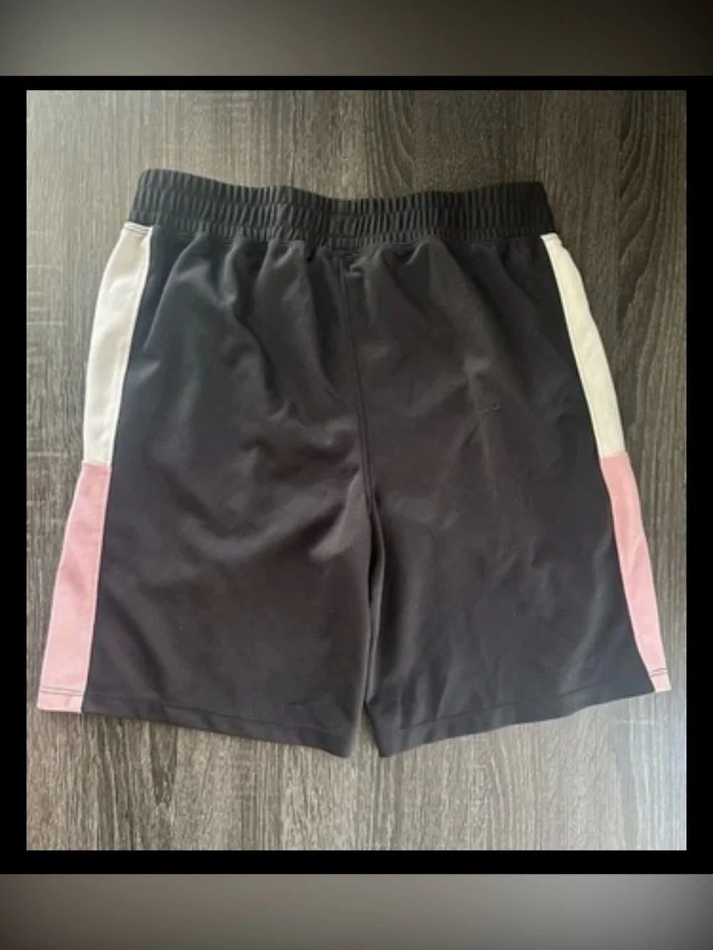 Messi Athletic Shorts XL 14-16 Black Pink White Performance Activewear